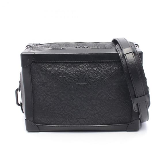 Louis Vuitton Soft Trunk Shoulder Bag in Monogram Taurillon Leather, Men's, Blac - Picture 1 of 8